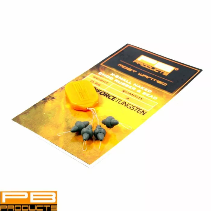 PB Products PB Downforce Tungsten X-Small Naked Chod Rubber & Bead 3 PB Products PB Downforce Tungsten X-Small Naked Chod Rubber & Bead