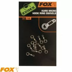 Fox EDGES™ Kuro Micro Hook Ring Swivels